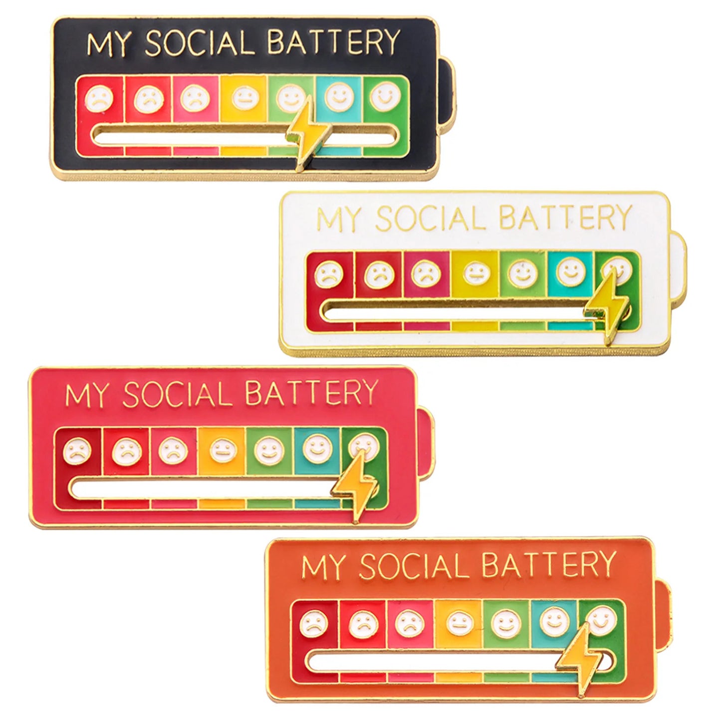 MoodMeter™ - The Social Battery Pin